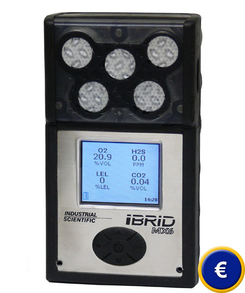delicadeza Granjero Recurso Detector de gas portátil MX6 iBRID