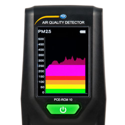 Medidor de calidad del aire PCE-RCM 10