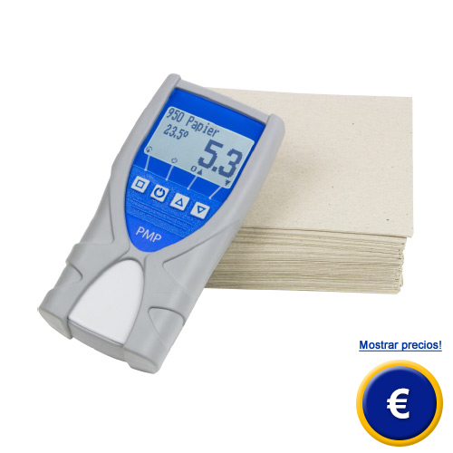 Más información sobre el medidor de humedad de papel PMP