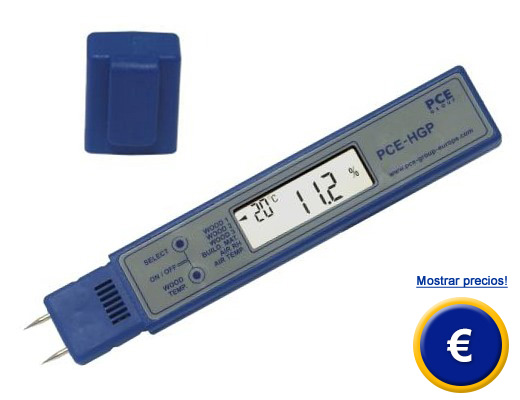 MQH Hidrómetro: Medición de humedad sin bacterias y termómetro