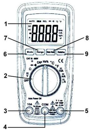 Medidor de tensión PCE-DM 12